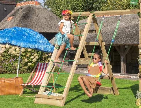 Jungle Module | Schaukel & Kletternetz Anbau 200 cm