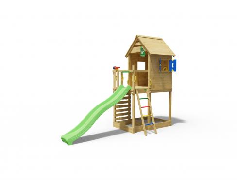 Jungle Oasis | Maisonnette avec toboggan