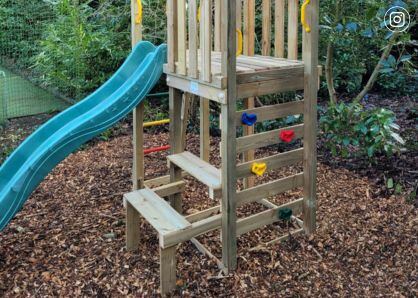 Jungle Gym Spieltürme mit Picknicktisch